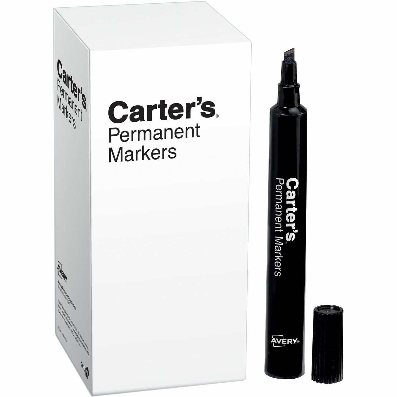 Avery Marker Permanent Chisel Bk