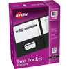 Avery Folder 2-Pocket Letter Blk