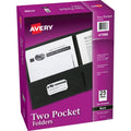 Avery Folder 2-Pocket Letter Blk