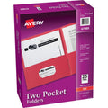Avery Folder 2-Pocket Letter Red