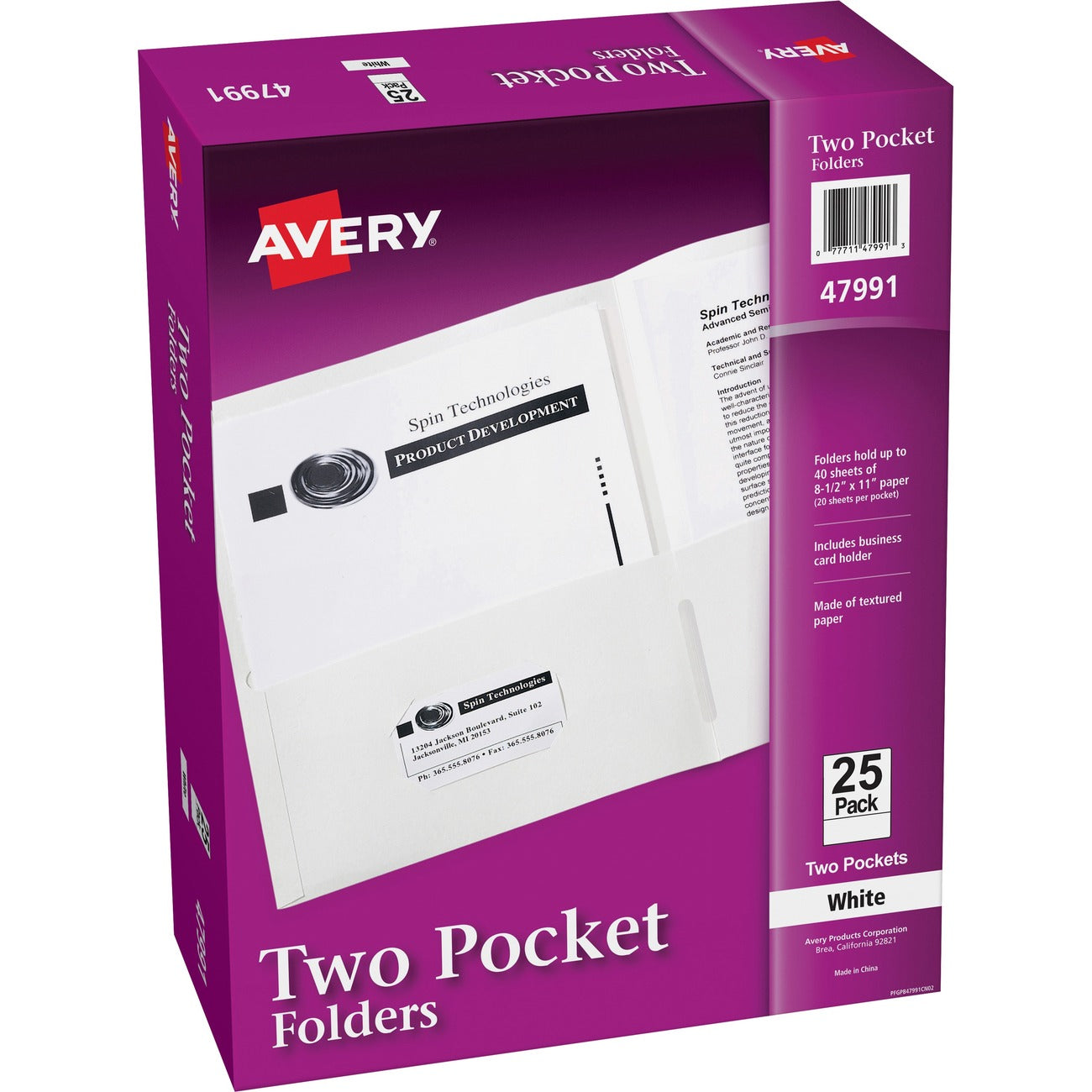 Avery Folder 2-Pocket Letter We