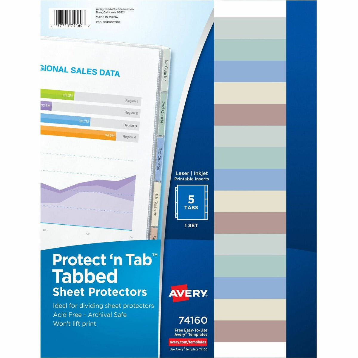 Avery&reg; Tabbed Sheet Protectors
