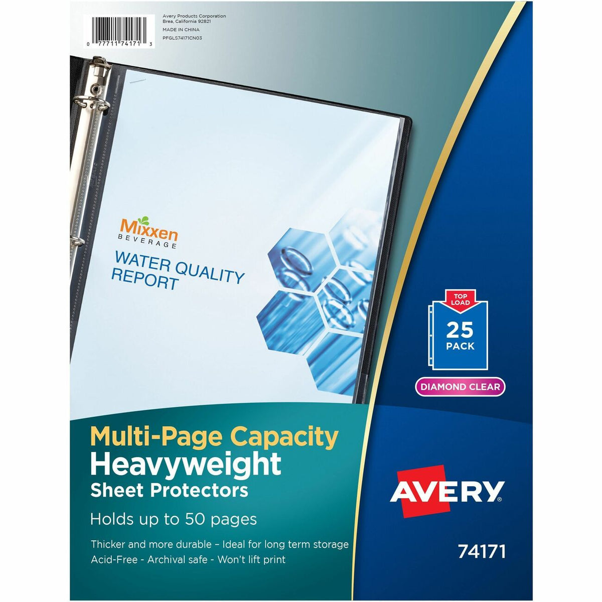 Avery&reg; Diamond Clear Multi-Page Capacity Sheet Protectors