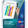 Avery Dividers Sheet Protect 5Tab