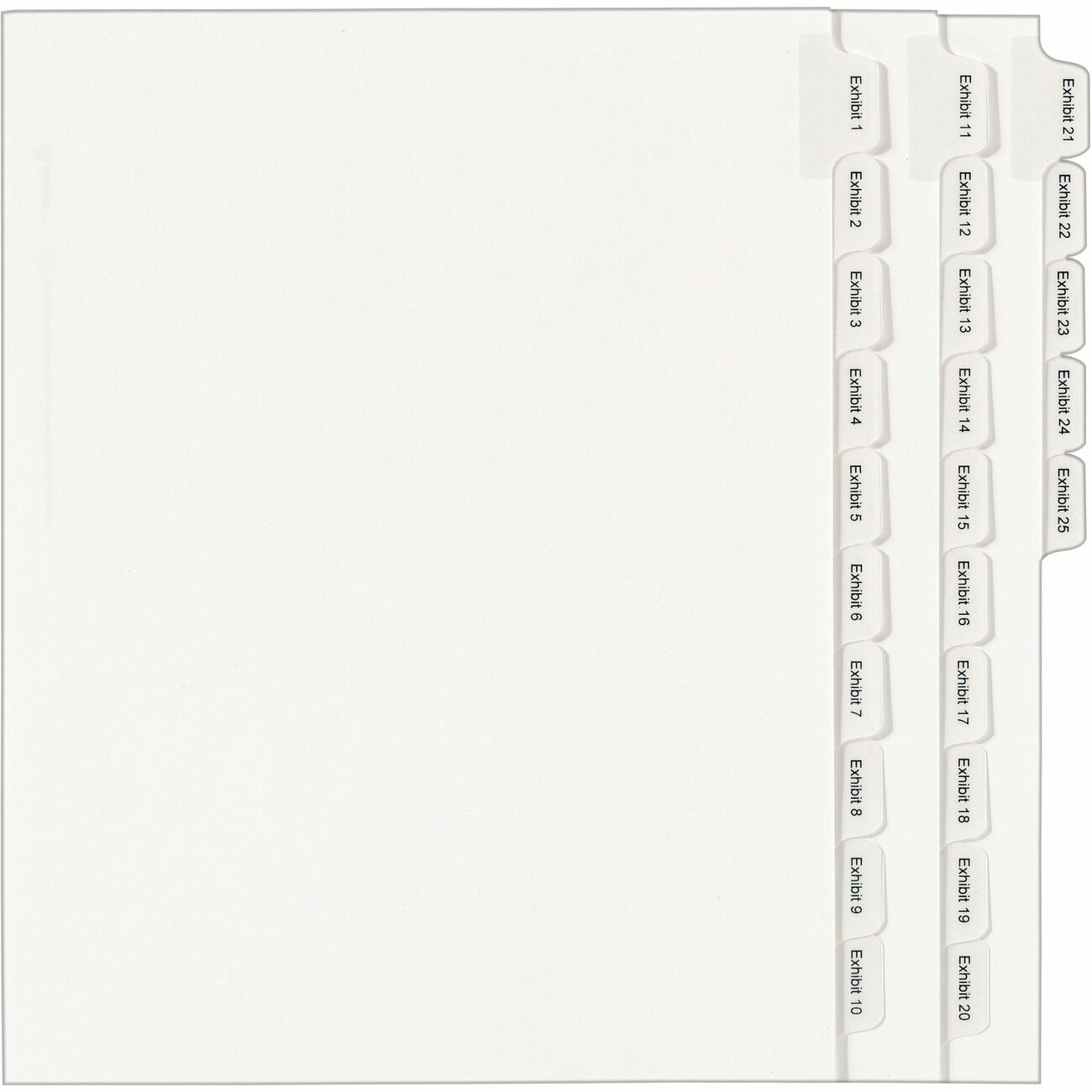 Avery Index Legal Exhbt 1-25