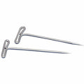 Pins 'T' Nickel 2' 100Pc