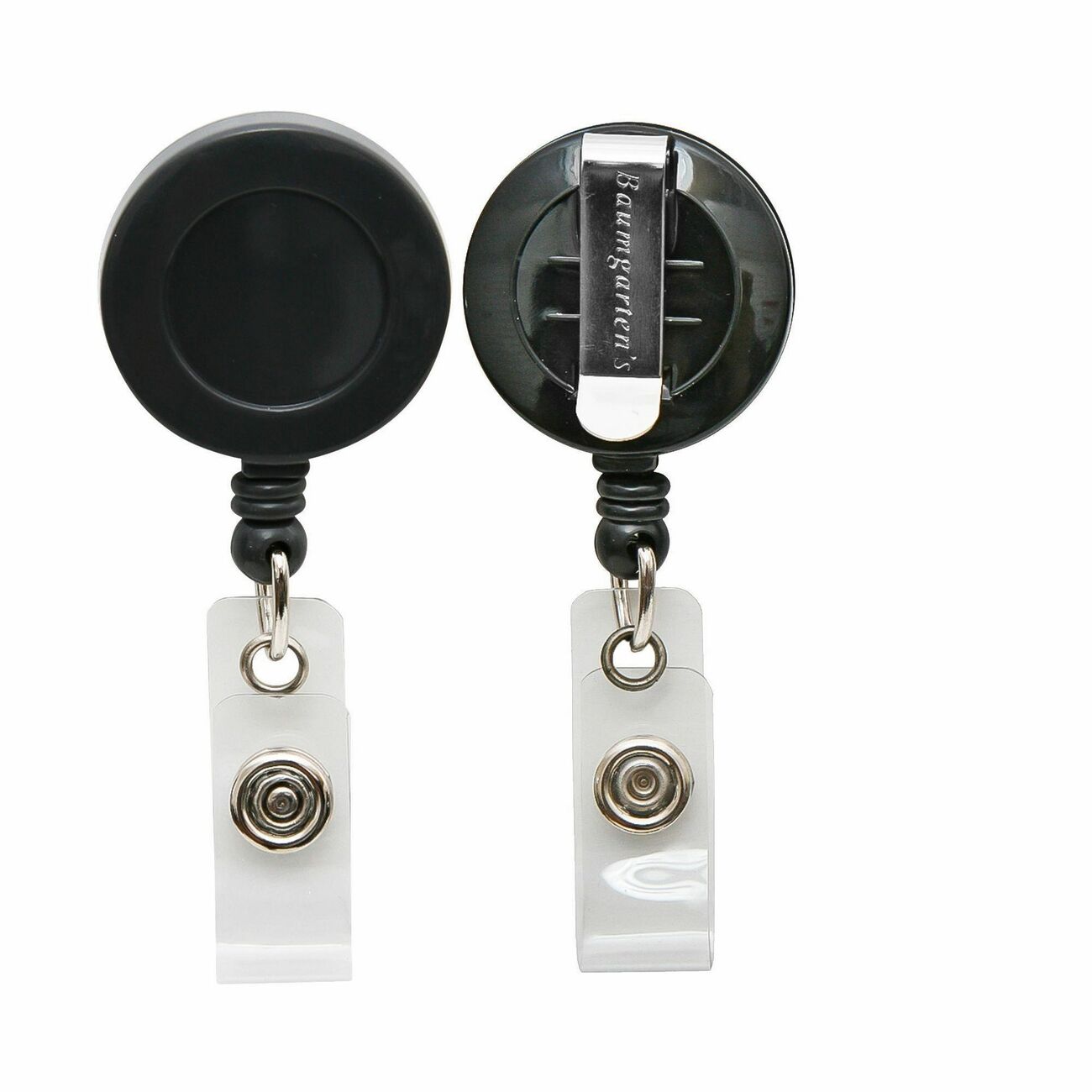 Reel Badge Retractable Bk