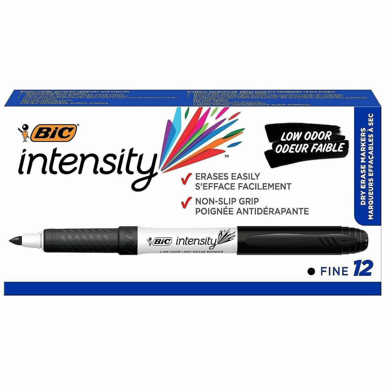 BIC Marker Dry Erase Grip Bk
