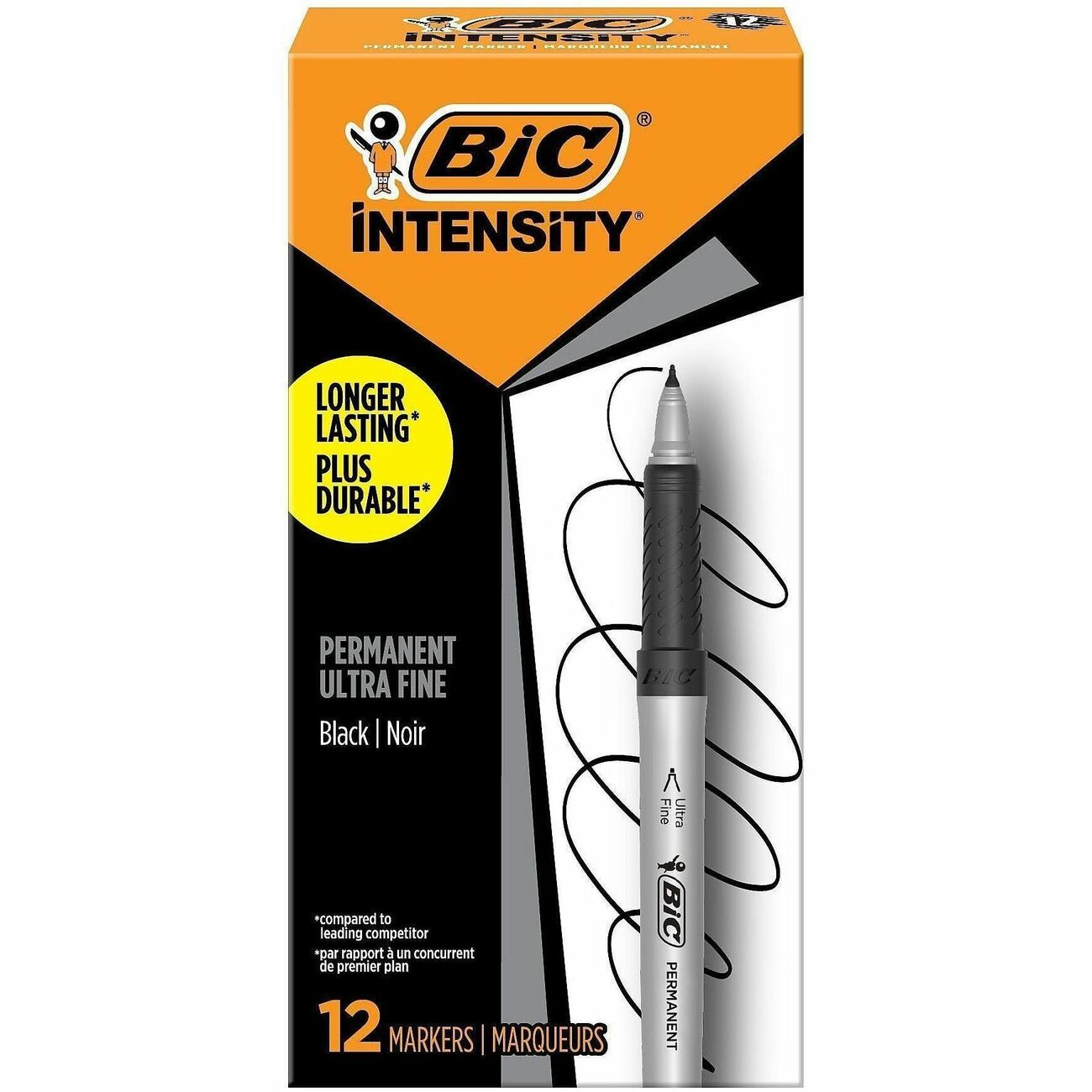 BIC Marker Perm Ultra Fine Bk