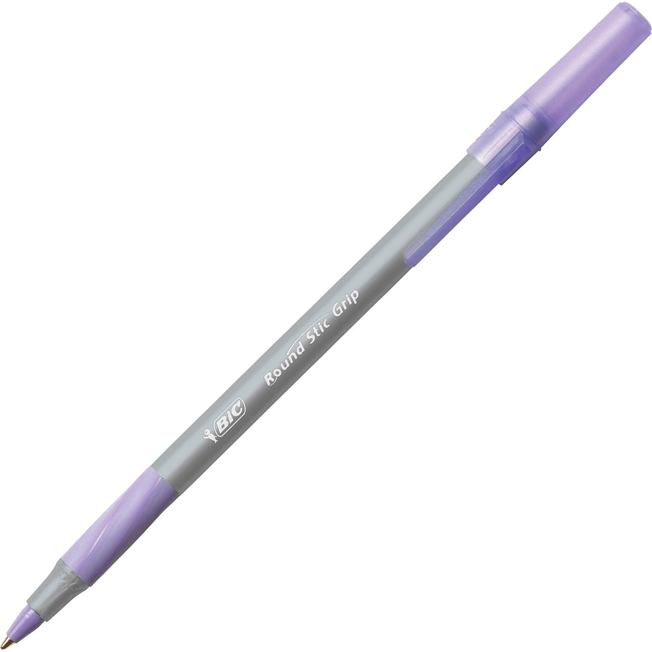BIC Pen Roundstic Grip Med Pe