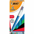 BIC Pen Ballpnt 4-Color Med Ast