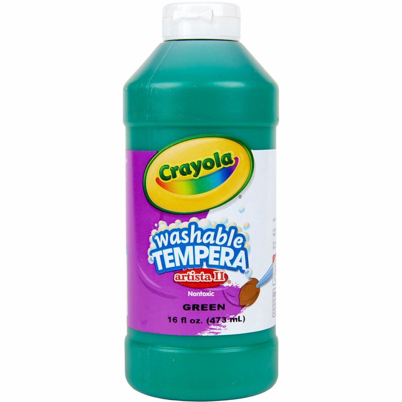 Crayola Paint Tempra Allprp 16Oz Gn