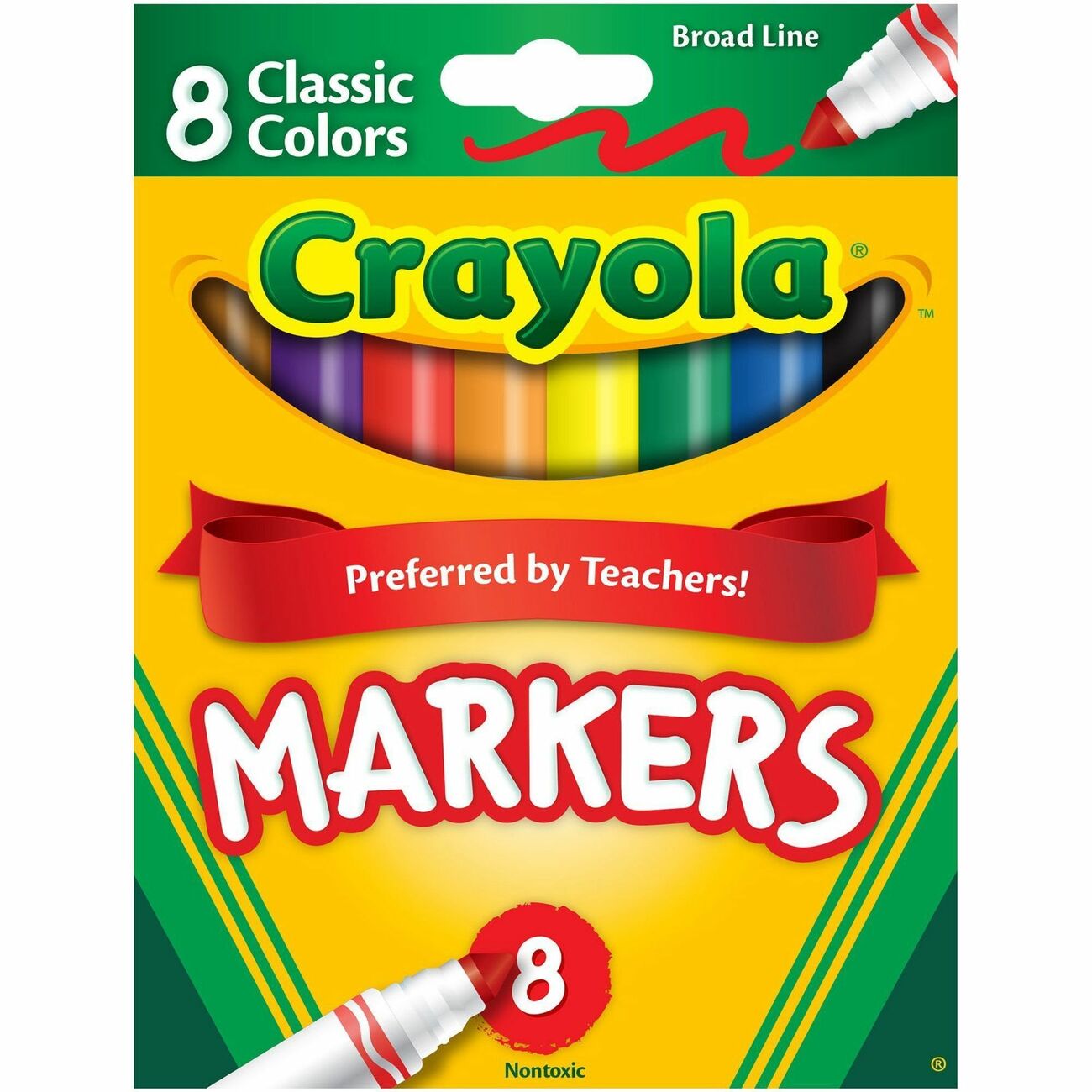 Crayola Broad Line Markers, Count