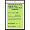 C-Line Holder Shopticket 4X6 Cl/Bk
