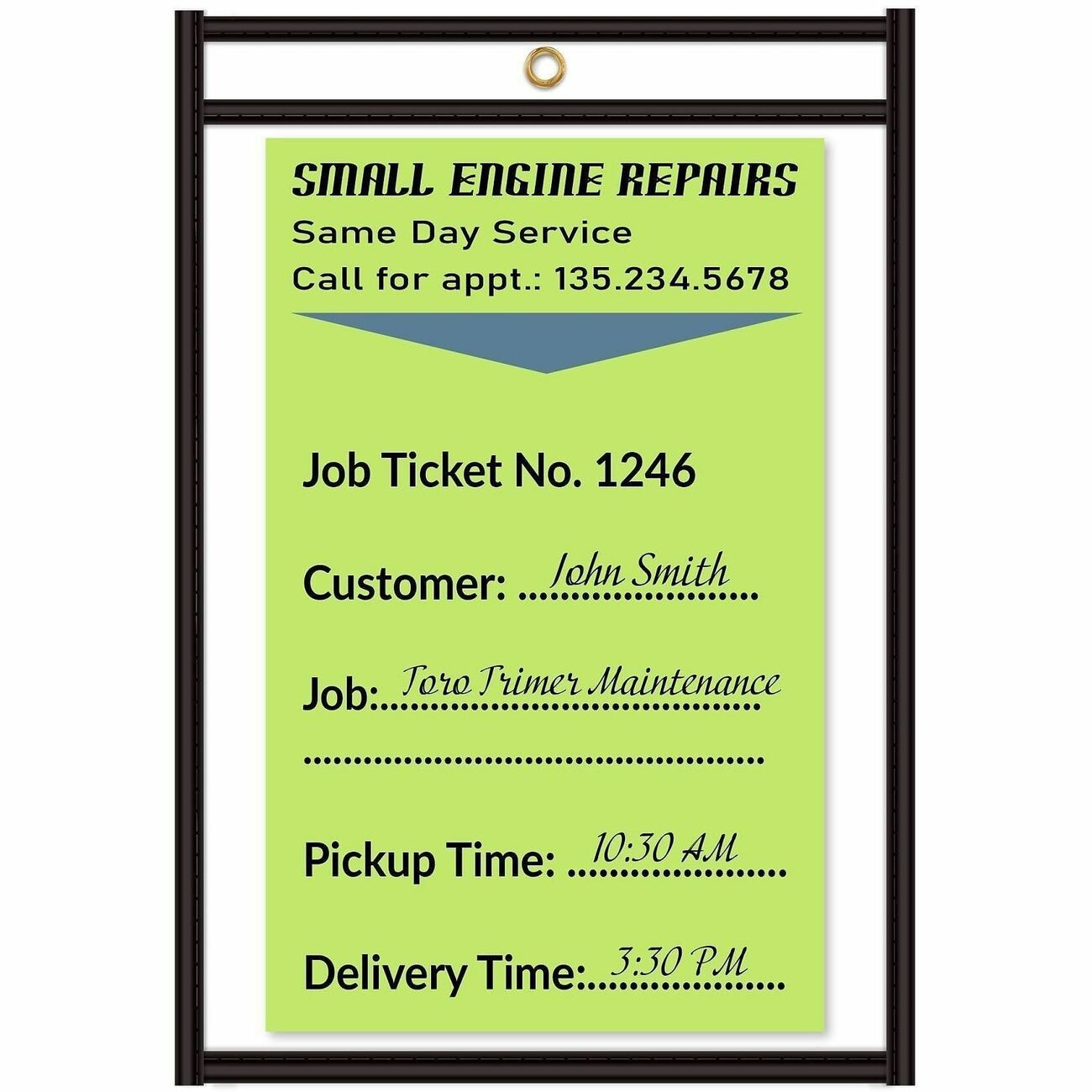 C-Line Holder Shopticket 4X6 Cl/Bk