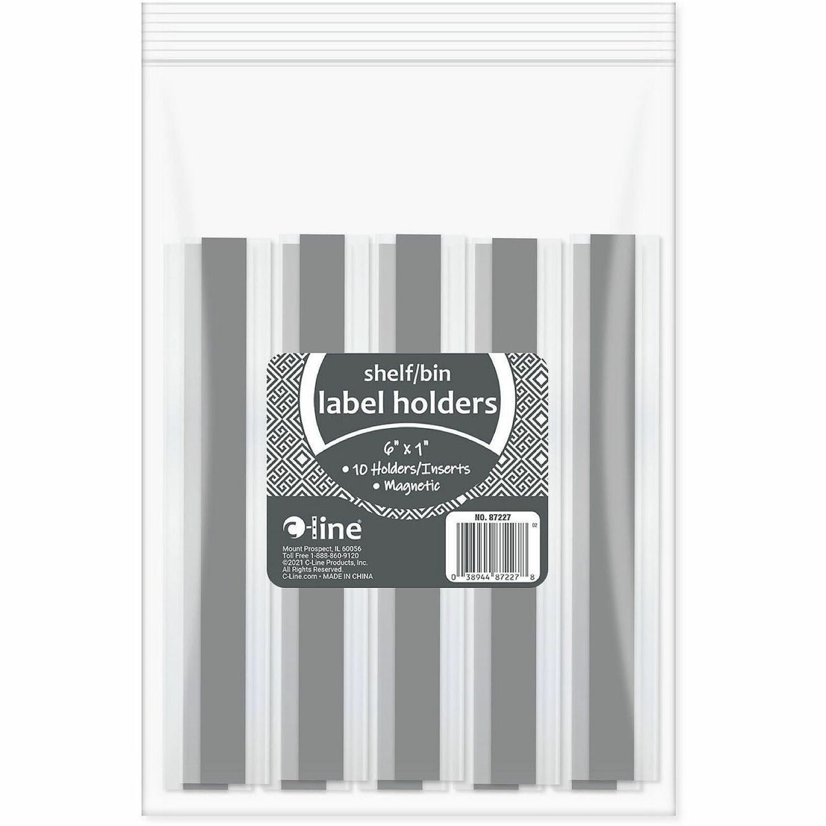 C-Line Magnetic Shelf/Bin Label Holders
