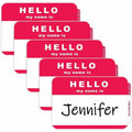 C-Line Badge Ss Hello/Name Rd 100