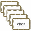 C-Line Badge Adhsve Gld Brdr 100Ct
