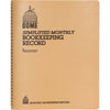 Book Record Monthly Beige