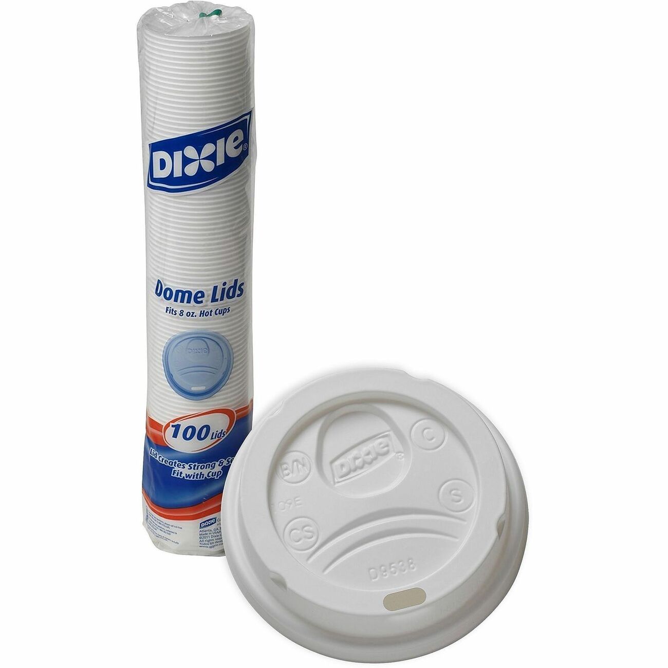 Dixie Lids White