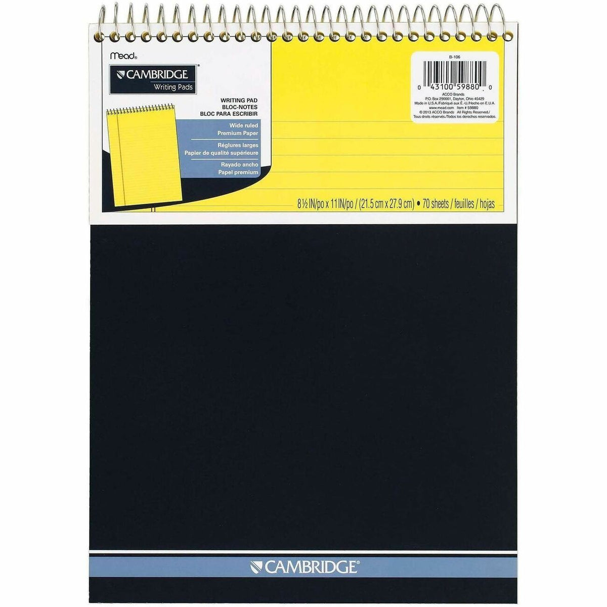 Mead Premium Wirebound Legal Pads