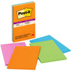 Post-it&reg; Super Sticky Lined Notes - Energy Boost Color Collection