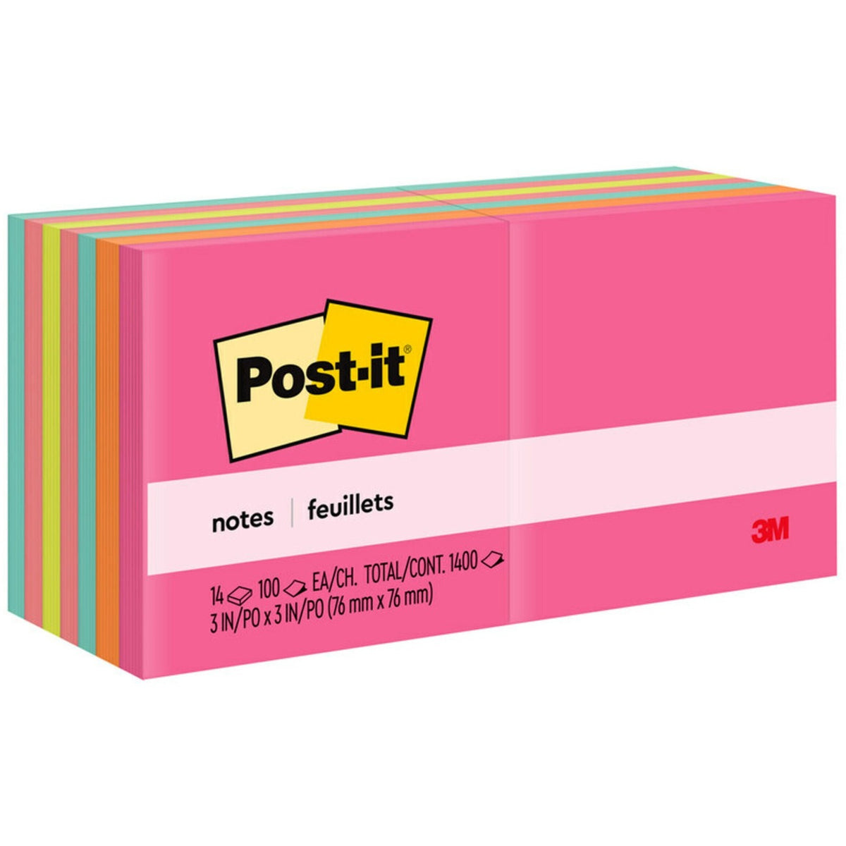 Post-it&reg; Notes - Poptimistic Color Collection