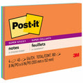 Post-it&reg; Super Sticky Notes - Energy Boost Color Collection
