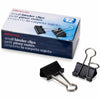 Officemate 99020 Small Binder Clips, Black, 12/Pack