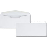 Quality Park No. 10 Business Envelopes with Gummed Closure and Diagonal Seam