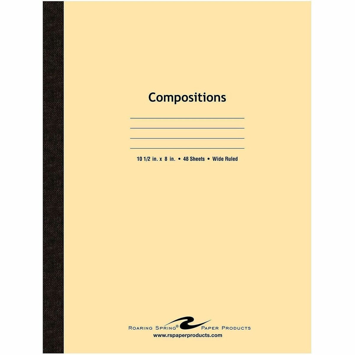 Roaring Spring Wide Ruled Flexible Cover Composition Book