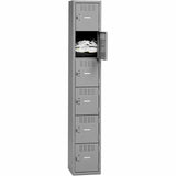 Tennsco 6-Tier No Legs Steel Box Lockers