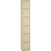 Tennsco 6-Tier No Legs Steel Box Lockers