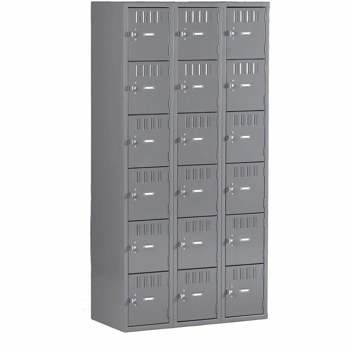Tennsco 6-Tier No Legs Steel Box Lockers