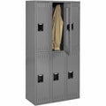 Tennsco Double-Tier Steel Lockers