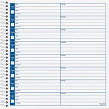 TOPS Spiral Bound Voice Message Log Book