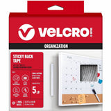 VELCRO&reg; Sticky Back 15ft x 3/4in Roll White