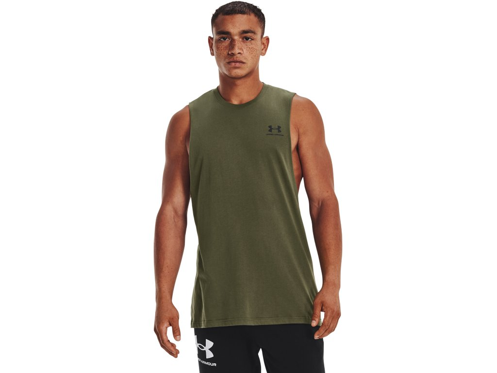 Men's UA Sportstyle Left Chest Cut-Off Tank