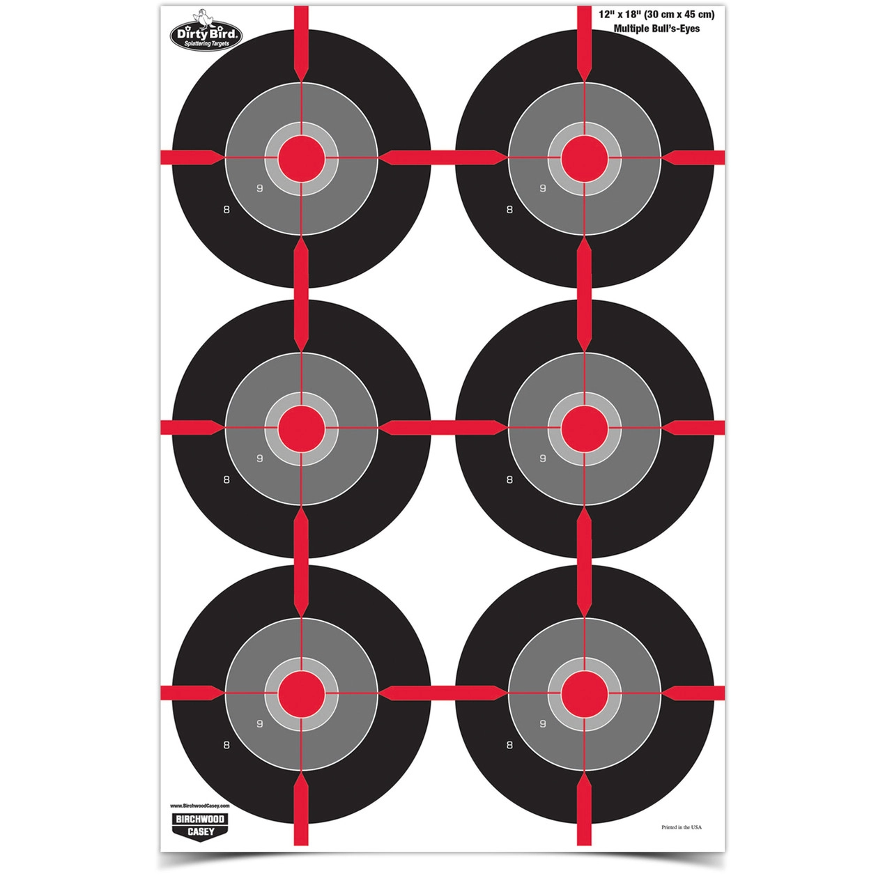 Dirty Bird 12 x 18 Multiple Bull's-Eye Target
