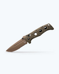Adamas | Flat Earth OD Green G10 | Serrated Drop-Point