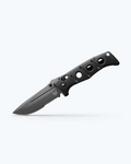 Adamas | Tungsten Gray Black G10 | Serrated Drop-Point