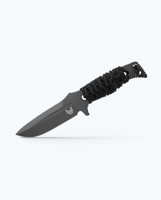 Fixed Adamas | Cobalt Black Skeletonized | Drop-Point