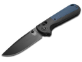 Benchmade Redoubt Limited Edition 430BK-LE1 Black & Blue Grivory & CPM-D2 Steel Pocket Knife