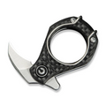 CIVIVI Pyrus Slip Joint Utility Knife Carbon Fiber Handle (0.65"" 14C28N Blade)