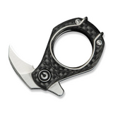 CIVIVI Pyrus Slip Joint Utility Knife Carbon Fiber Handle (0.65"" 14C28N Blade)