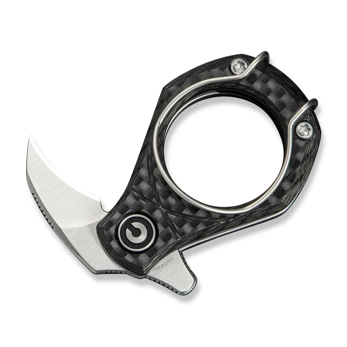 CIVIVI Pyrus Slip Joint Utility Knife Carbon Fiber Handle (0.65"" 14C28N Blade)