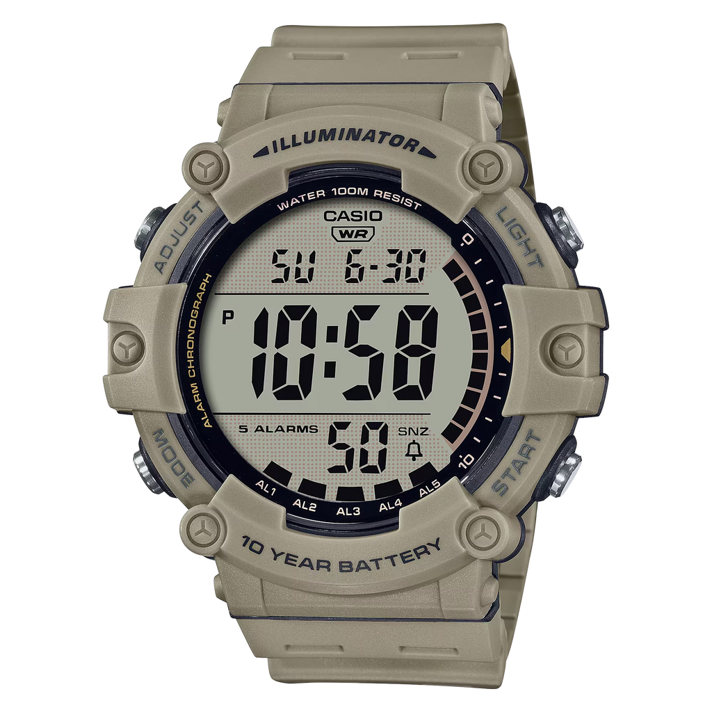 Classic Digital Watch w/ 10-Year Battery