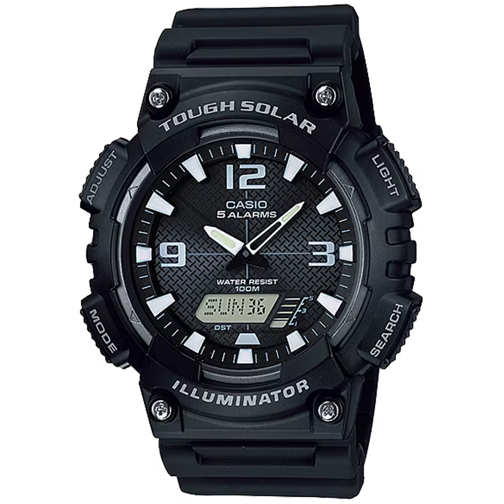 Solar Powered Analog-Digital Watch