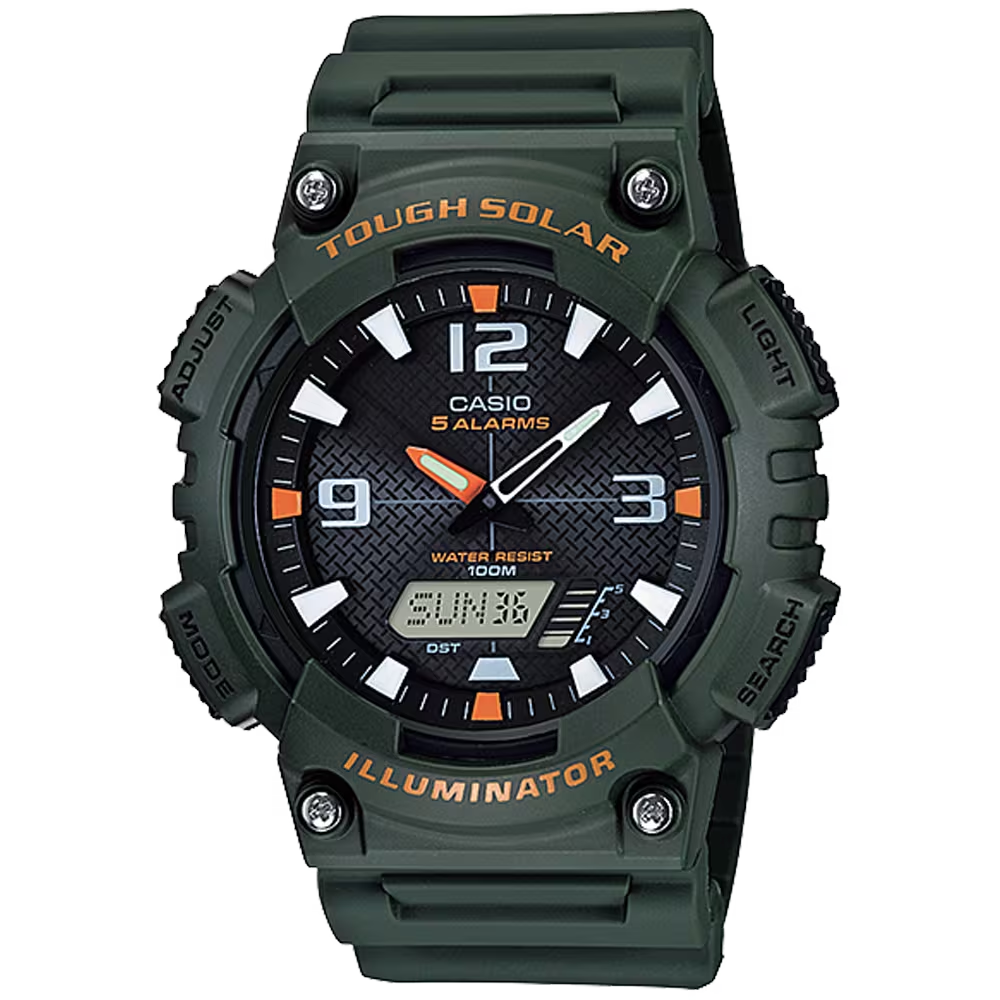 Solar Powered Analog-Digital Watch