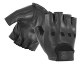 Half-Finger Leather Driving Gloves
